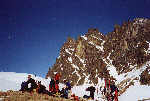 Le casse-crote rparateur au dessus du col des Rochilles