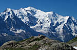 Le Mont Blanc et ses satellites
