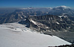 Les Glaciers de la Vanoise en direction du Pelv, de la Rchasse et de la Grande Casse